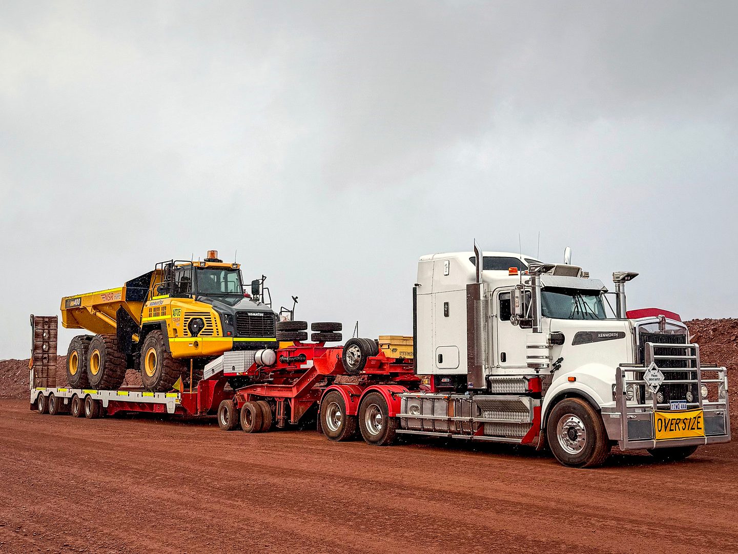 Yungu civil earthworks fleet on a remote WA site